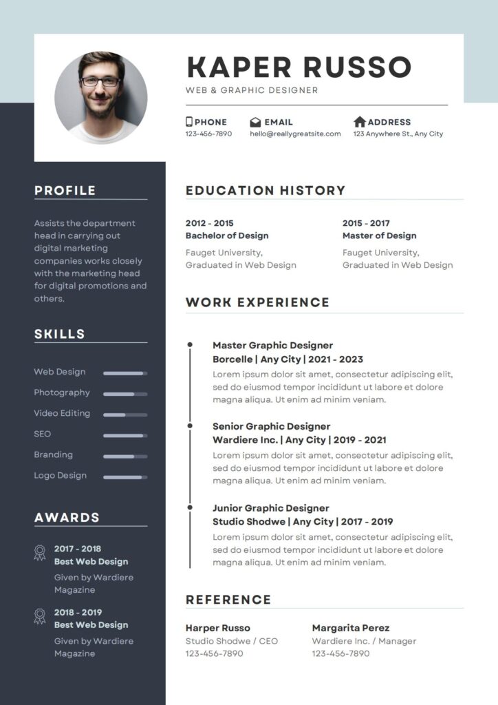 Web-Graphic-Designer-Modern-Designer-Resume-Example